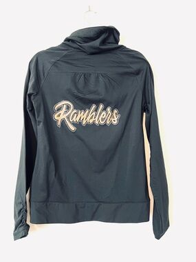 Rambler Sport-Tek Script Logo Black Hoodie Jacket